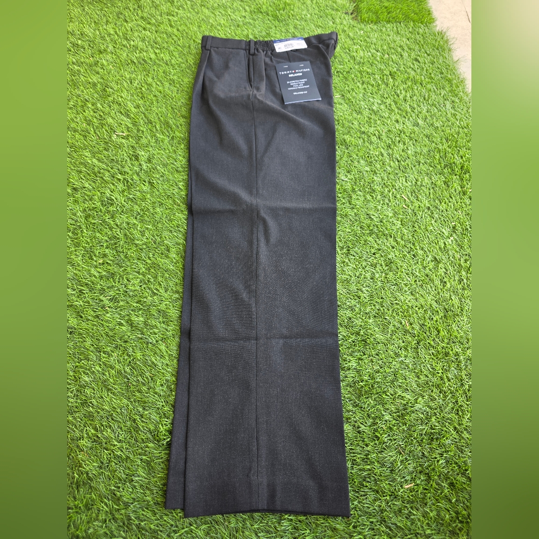 Tommy Hilfiger Men's Dress Pants 34x30 Stretch New Charcoal $95 Mrsp Career